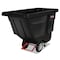 Rubbermaid Commercial BRUTE Rotomolded Tilt Truck, 0.5 cu yd, 450 lb Capacity, Black FG130400BLA - alternate 1